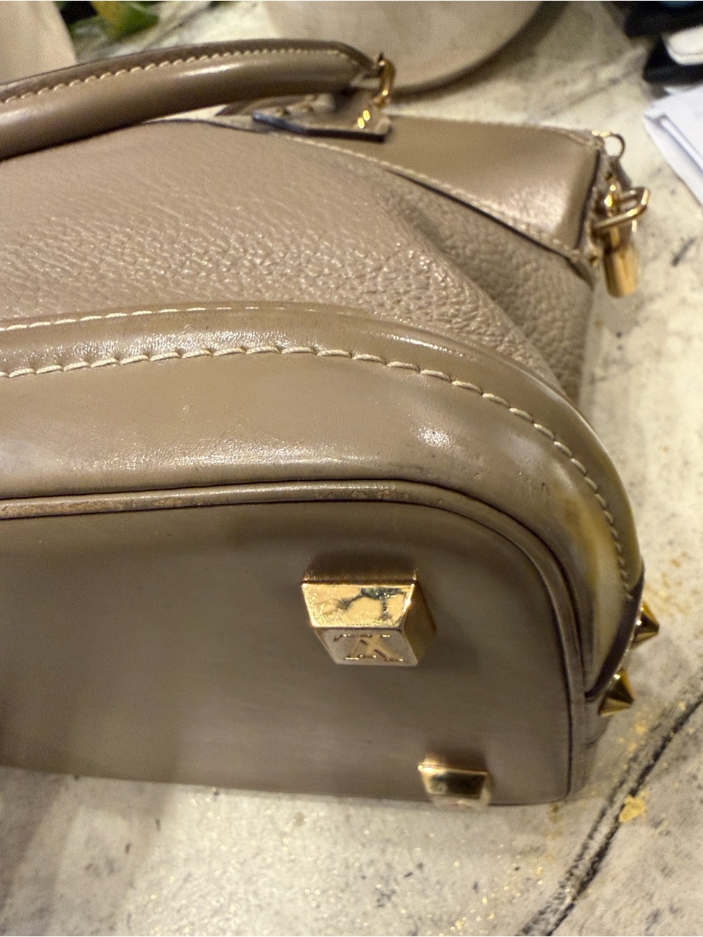 LOUIS VUITTON Suhali Leather Lockit PM Bag - Picture 7 of 14
